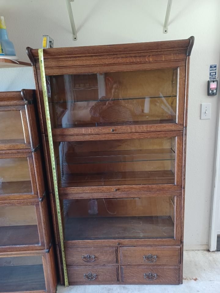 Antique Glass Hutch