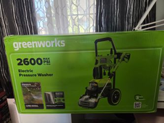 Greenworks 2600 max psi electric pressure washer
