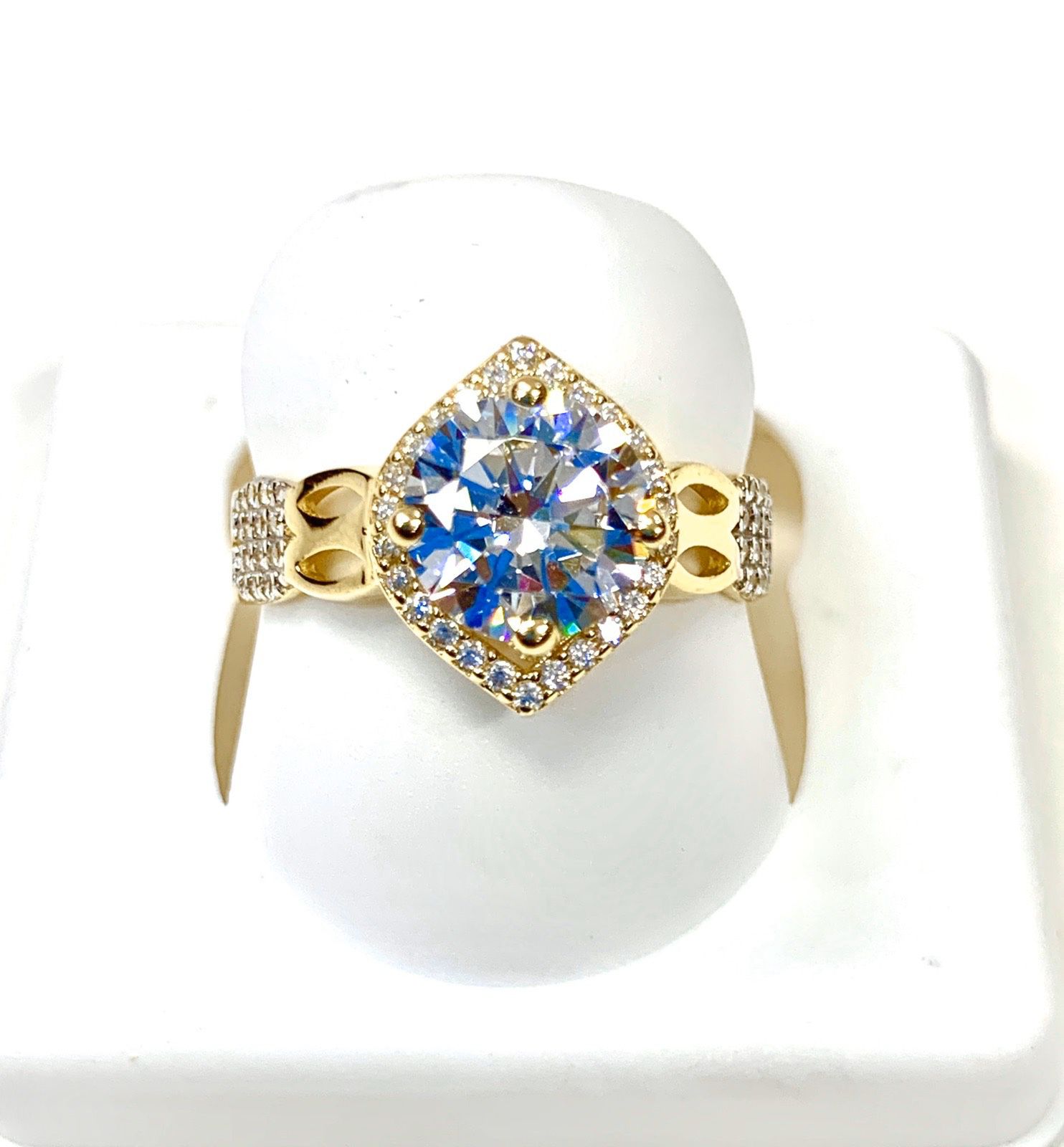 14 k gold woman ring made in Italy ( MMR011)