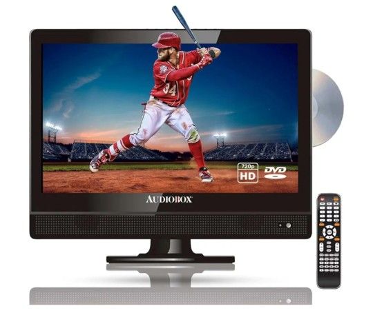 Audiobox 13.3" HDTV with Built-in DVD