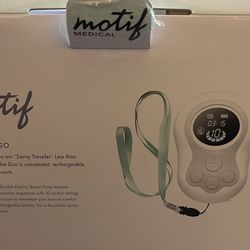 Brand New Motif Breast Pump