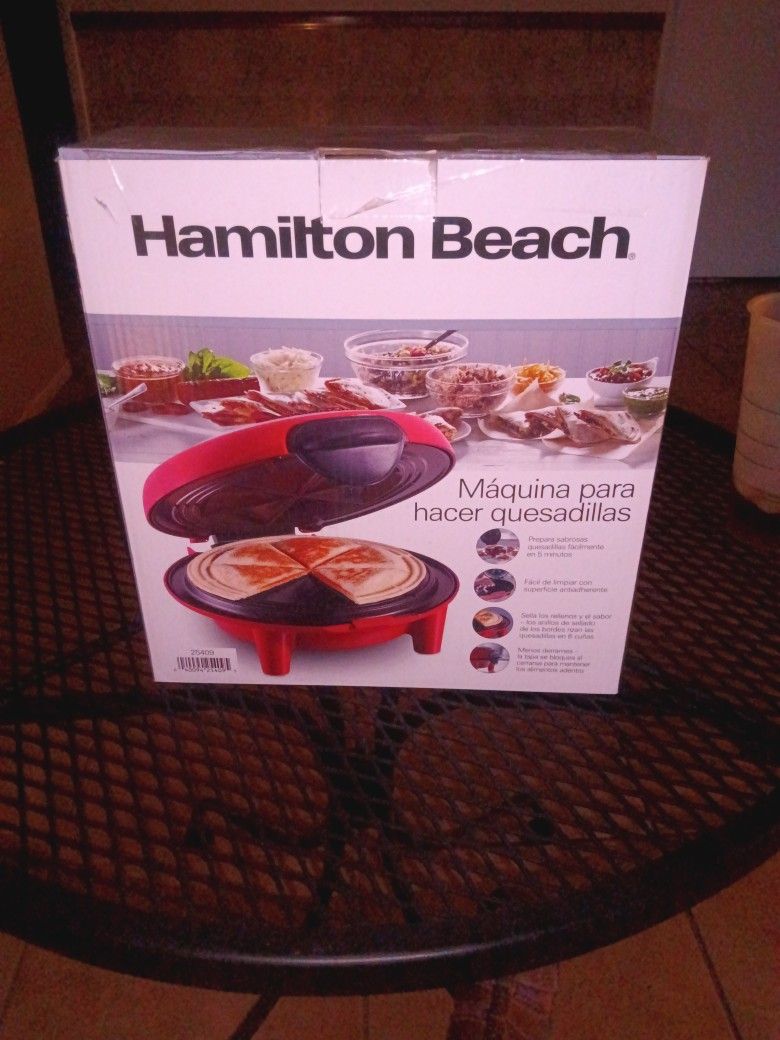 Hamilton Beach Quesadilla Maker Slightly Used