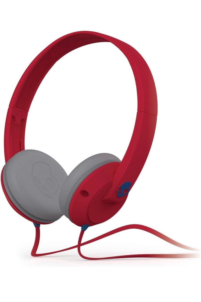 Lot of 23 Brand New Skullcandy Supreme Sound Uprock Headphones in Red