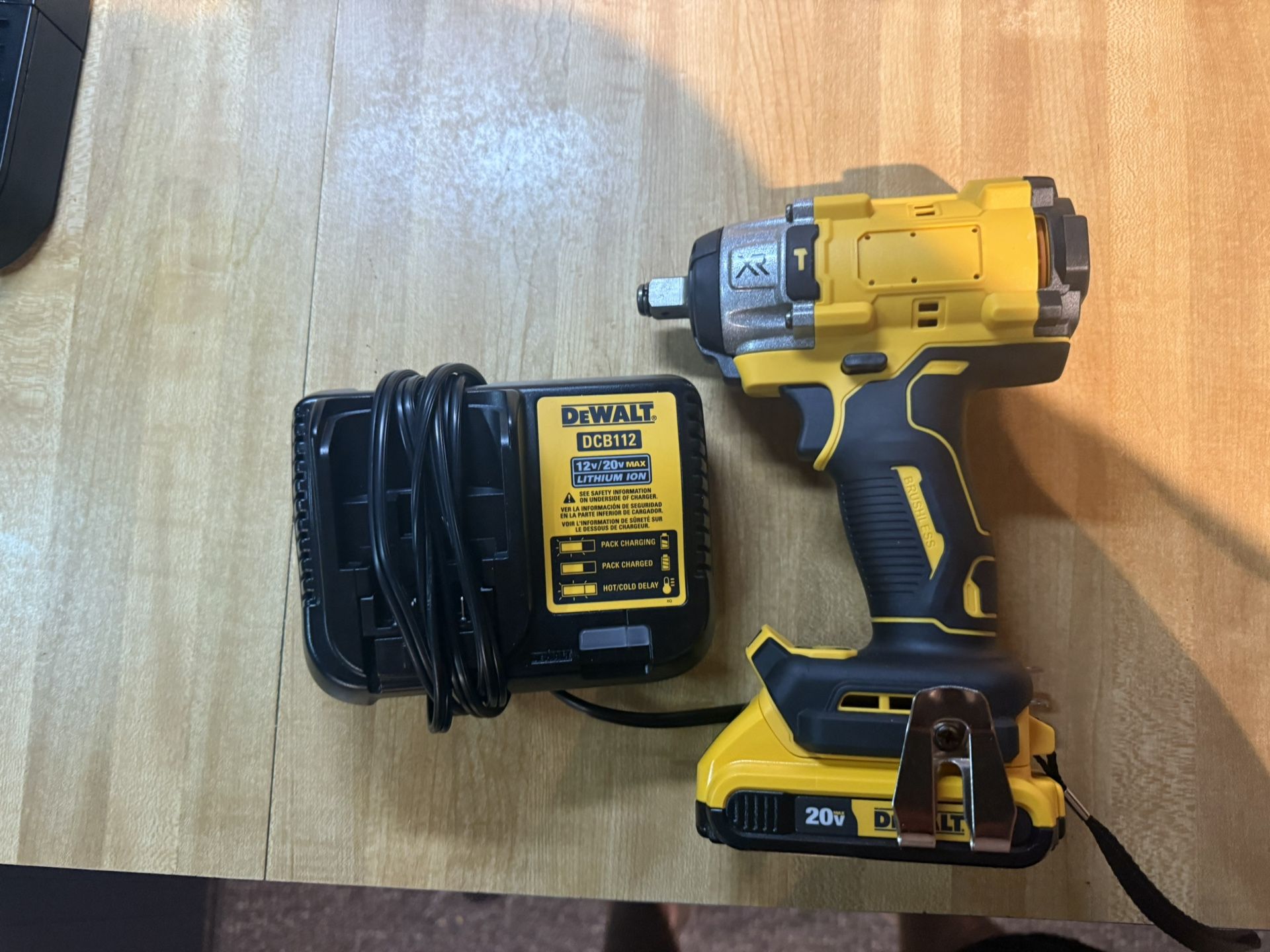 1/2” impact wrench with battery and charger $120 located in n Lakeland