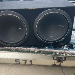 Two Rockfordfosgate 12 Inchs P1 In Box