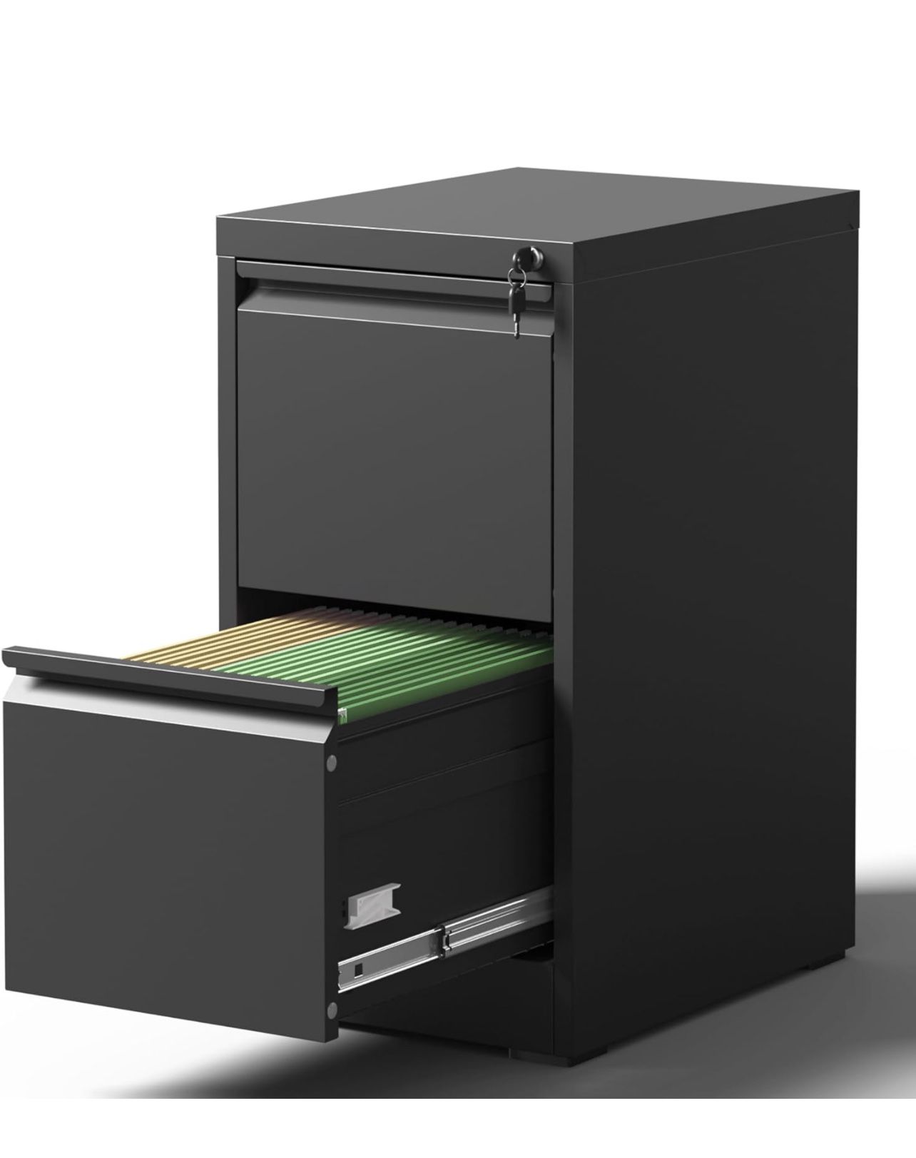 New! Unopened! Vertical File Cabinet with Drawers, 2 Drawer File Cabinet for Home Office, Locking File Cabinet Hanging Files for A4/ Legal/Letter