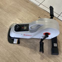 Do double duty with this exercise bike under your desk as you work, with eight levels of resistance for any kind of workout you're feeling. From Sunny