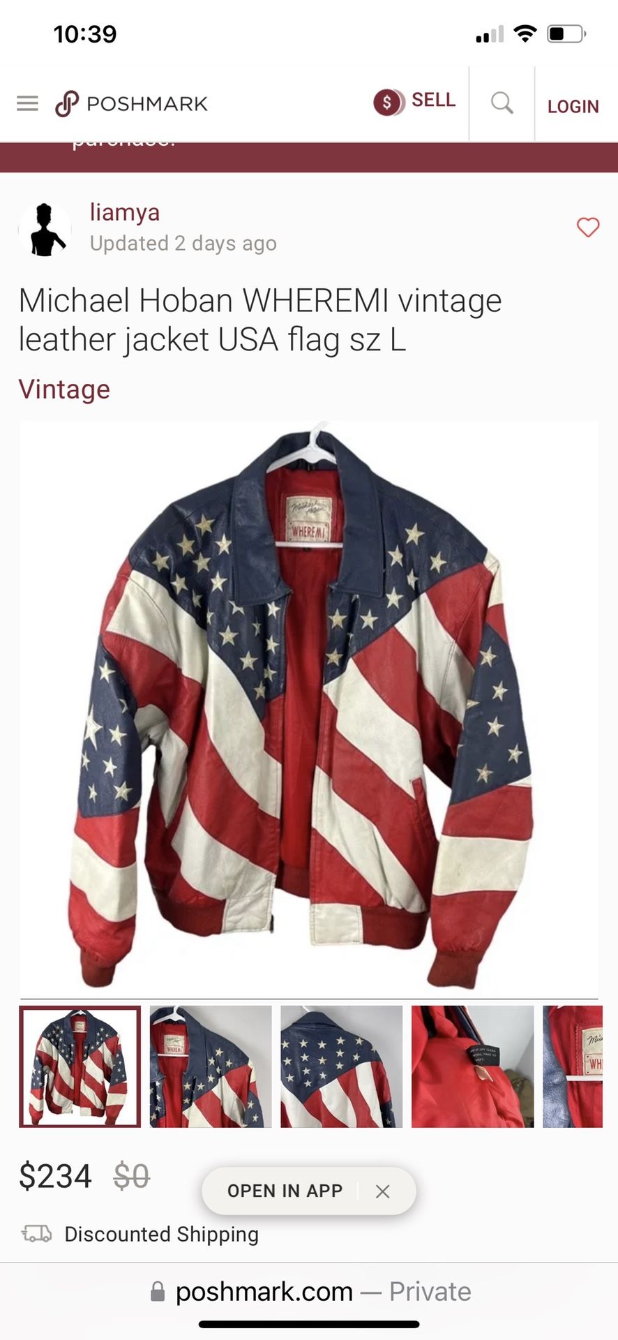 Michael Hoban WHEREMI LEATHER Jackets Vintage