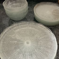 Clear Dish Set