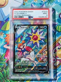 PSA 9 Starmie V Full Art TG13 Astral Radiance