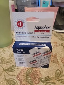 Aquaphor Lip Repair Stick Dual Pack 0.17oz x 3 per - pack (2pk bundle)