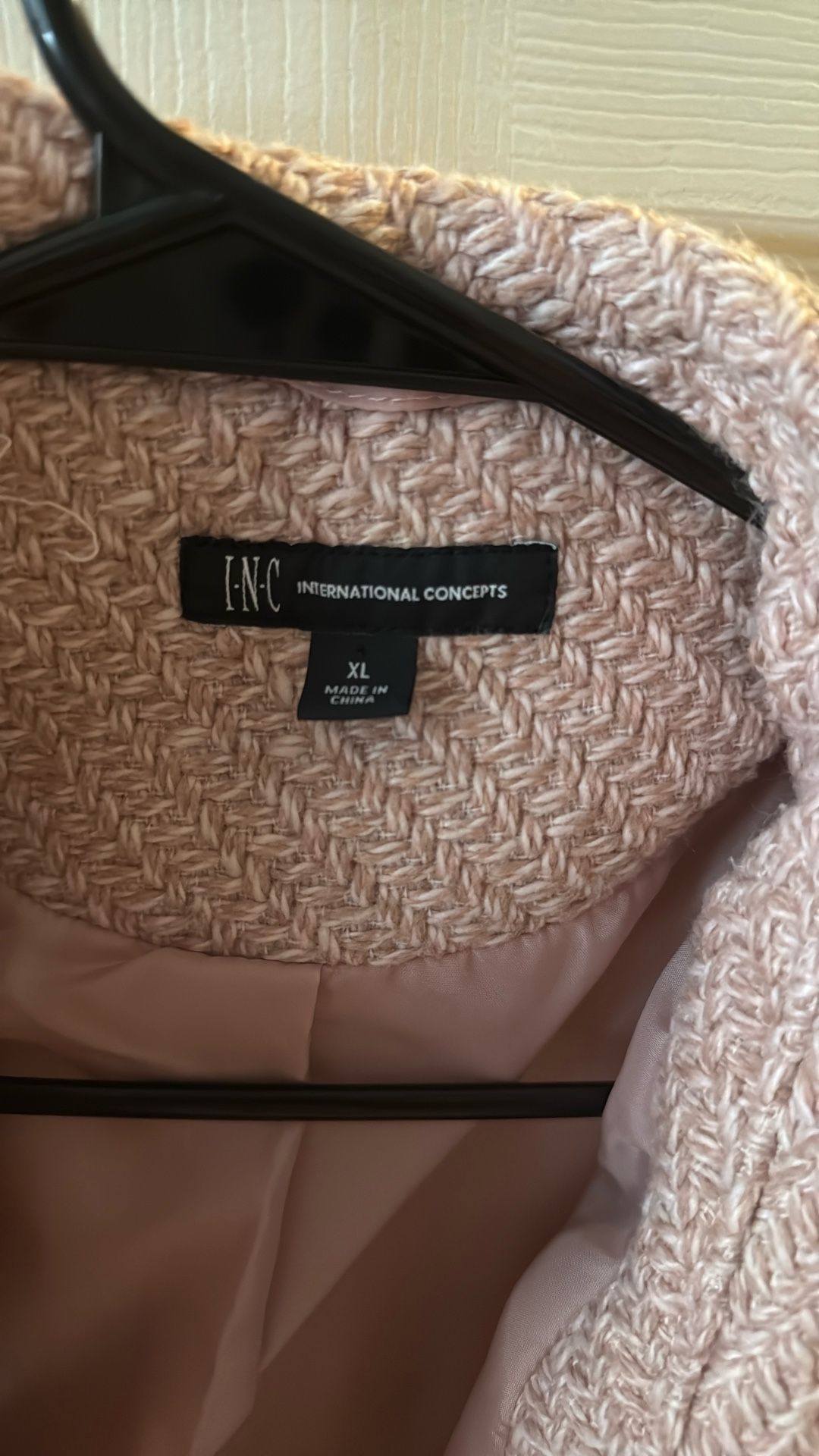 XL I.N.C Women’s Jacket Pink