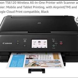 Canon TS6120 Wireless All-In-One Printer with Scanner and Copier + New 1 Pcs -Ink Cartridge 