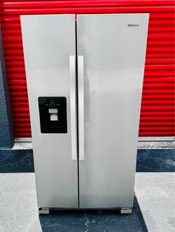 ❄️ Whirlpool Side-by-Side Refrigerator – Ice & Water Dispenser – Fully Tested! ❄️