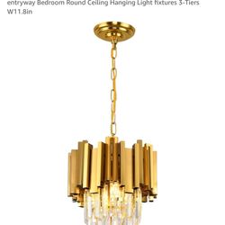 3 Light Modern Crystal Pendant Light