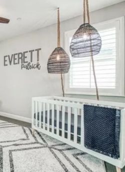 White Full Sized Crib