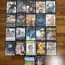 Twenty-Two (22) PlayStation 2 PS2 Japanese Games Lot NTSC-J Imported US Seller