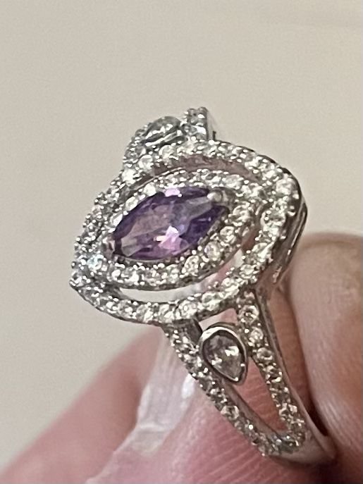 [REDUCED] NEW Amethyst Cocktail Ring -Size 9