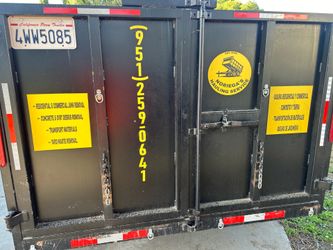 Dump trailer not for sale