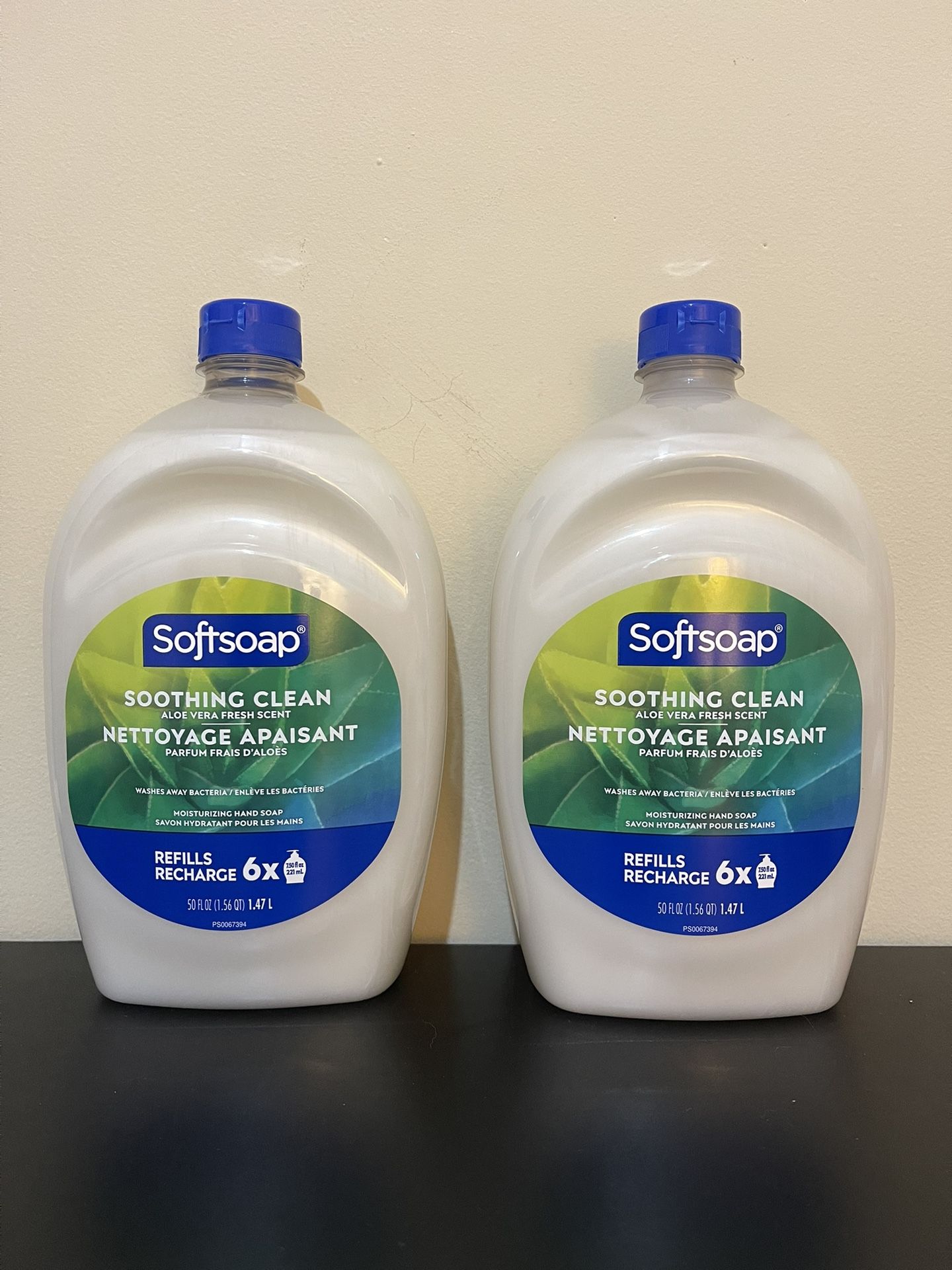 2pack Softsoap Soothing Clean Liquid Hand Soap, Aloe Vera Fresh Scent, 50 fl oz