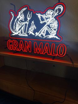 Gran malo sign neon sign