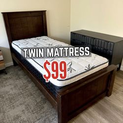 NEW TWIN MATTRESS ONLY $100
