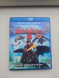 How to Train Your Dragon 2 Blu-ray + DVD Combo (Good Condition)