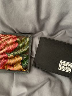 Wallets - Hershal Black Wallet - Red/orange Wallet - Variety Of Wallets