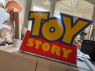 24” wide tot story logo with stand