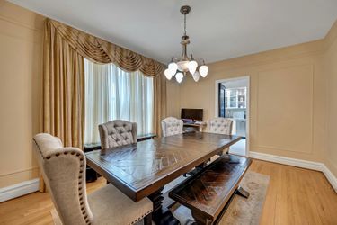 7-Piece Dining Set with Bench and 4 Chairs and chest