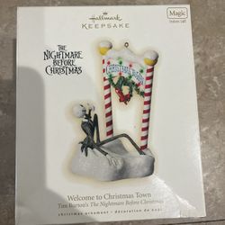 Hallmark Keepsake Nightmare Before Christmas Light Up Ornament