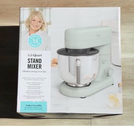 Martha Stewart 5.3qt Tilt Head Stand Mixer (Shade Linen)