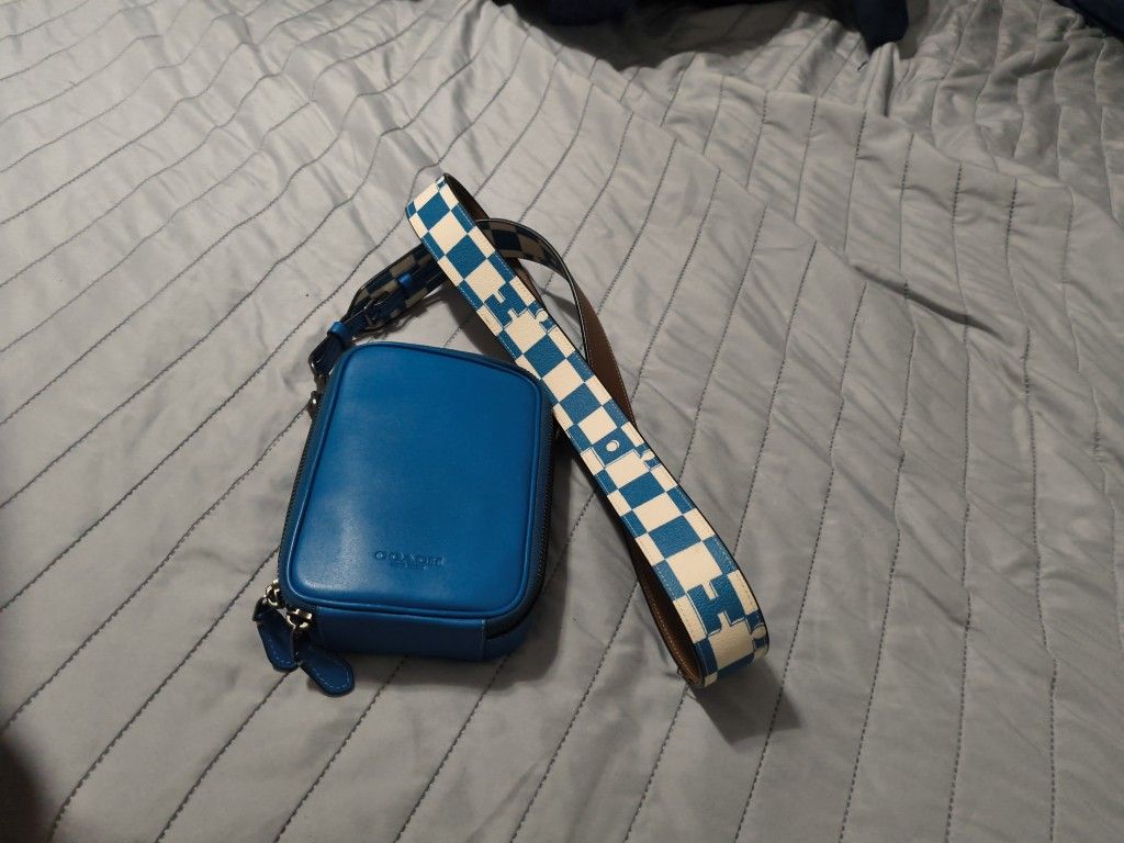 Coach Leather Stanton Crossbody Sling Bag