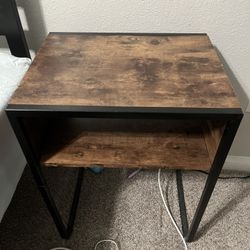 Modern Nightstands/Side Tables (Wood/Metal) COMES IN A PAIR