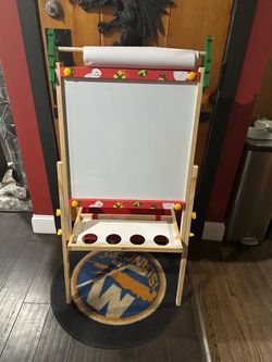 ART EASEL! 🎨 3 Ways to Create – Chalkboard, Dry-Erase & Paper Roll!