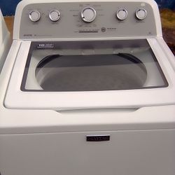 WASHER MAYTAG WHITE ON WHITE BIGGER TUBE WORKING EXCELLENT WITH WARRANTY DELIVERY/INSTALLATION AVAILABLE PRICE $400 DOLLARS WERE 25 YRS EXPERIENCE 