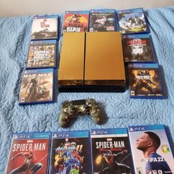 0 Games, all Cables & 1 Control Playstation 4 500GB $150! The PS4 1,000GB $175! Looking to Sell All Separately $15! Per Great Game & $10! Regular Game