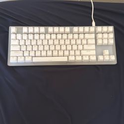 75% Mechanical Gaming Keyboard With RGB Backlit Glass Panel 