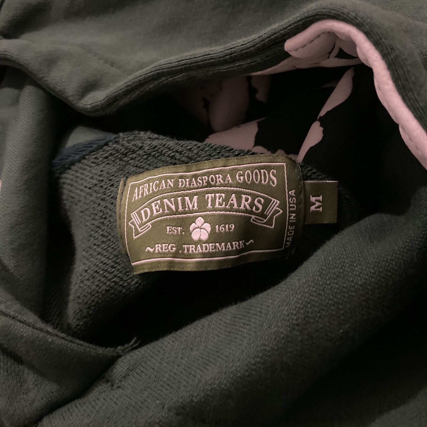 Denim Tears The Cotton Wreath Sweatshirt Green Size M