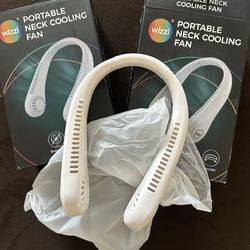 2 Portable Neck Fans