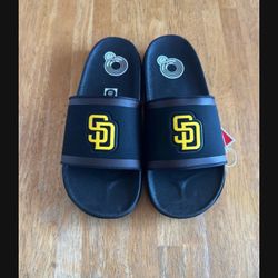 New Nike Offcourt SD San Diego Padres Slide Sandals Slippers Slides Men’s 9