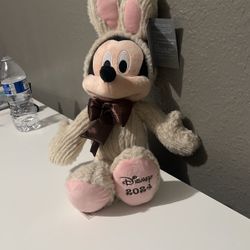 Stuffed Mickey Mouse In Bunny Outfit