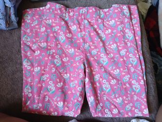 Girls pink leggings ~S(7)