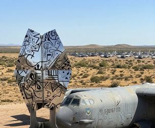 Artwork On Boeing B-52 Bomber Fuselage