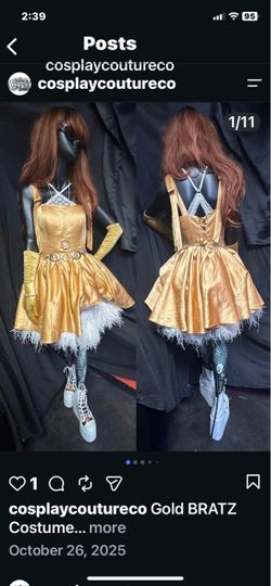 Bratz doll holiday party costume