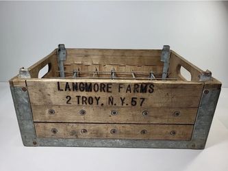 Antique Milk Crate 