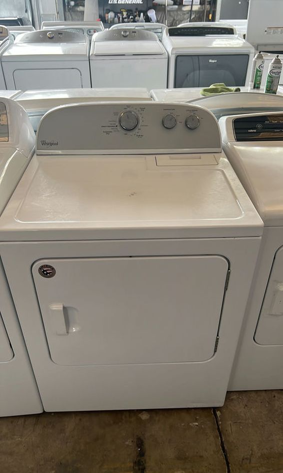 Whirlpool White Dryer with FrontLoad