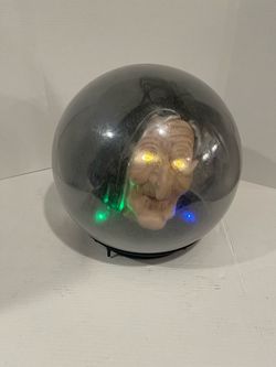 Large Gemmy Animated Spirit Ball Mad Scientist Spirit Halloween Exclusive READ