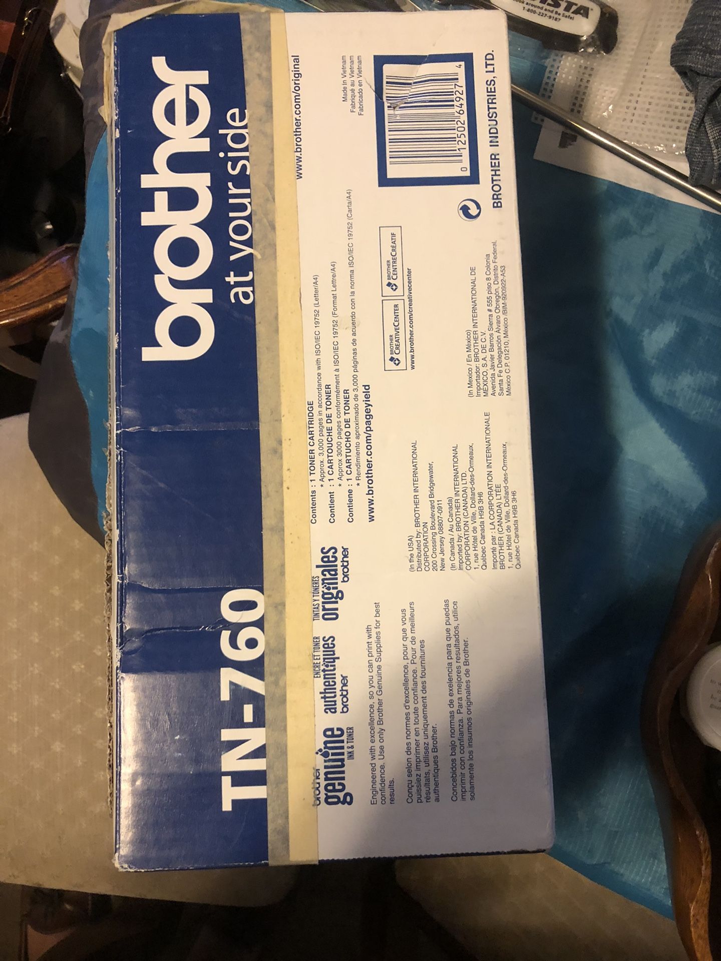 Cartridge Ink Brother New TN 760