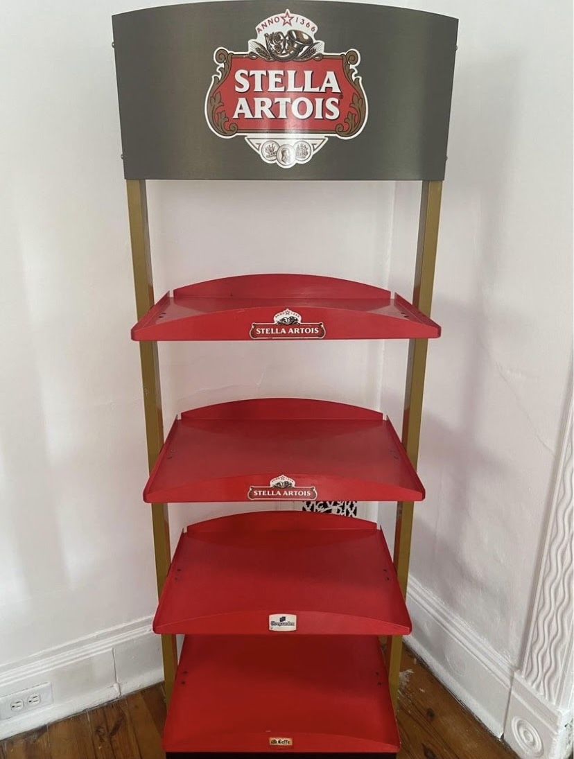 Stella Artois Display Beer Shelf